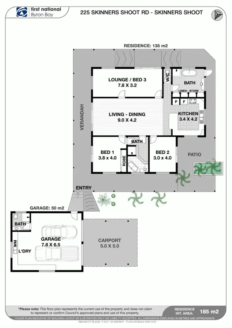 Floorplan of Homely house listing, 225 Skinners Shoot Road, Skinners Shoot NSW 2481