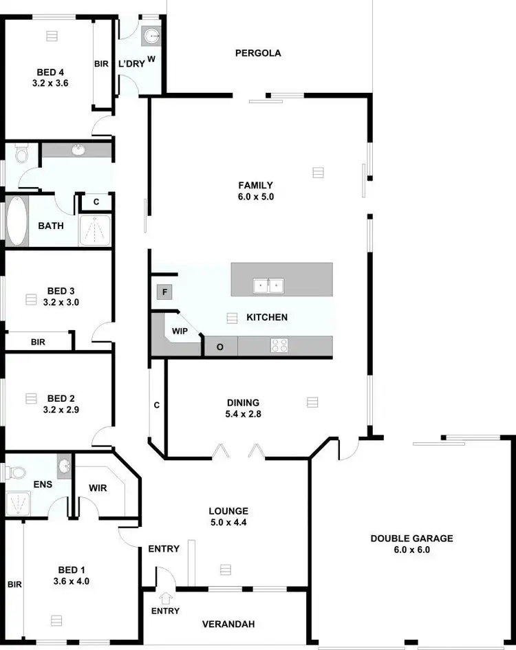 Floorplan of Homely house listing, 12B Derwent Ave, Rostrevor SA 5073