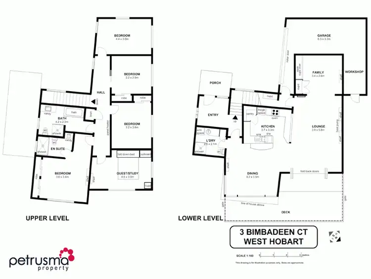 Floorplan of Homely house listing, 3 Bimbadeen Court, West Hobart TAS 7000