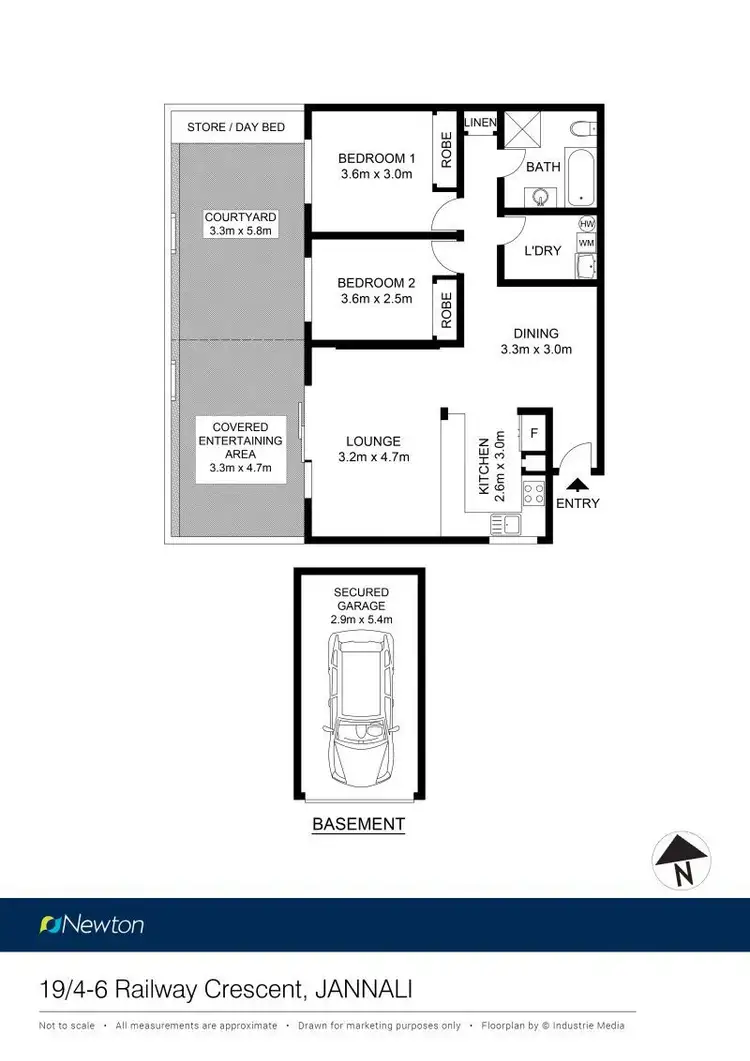 Floorplan of Homely apartment listing, 19/4-6 Railway Crescent, Jannali NSW 2226