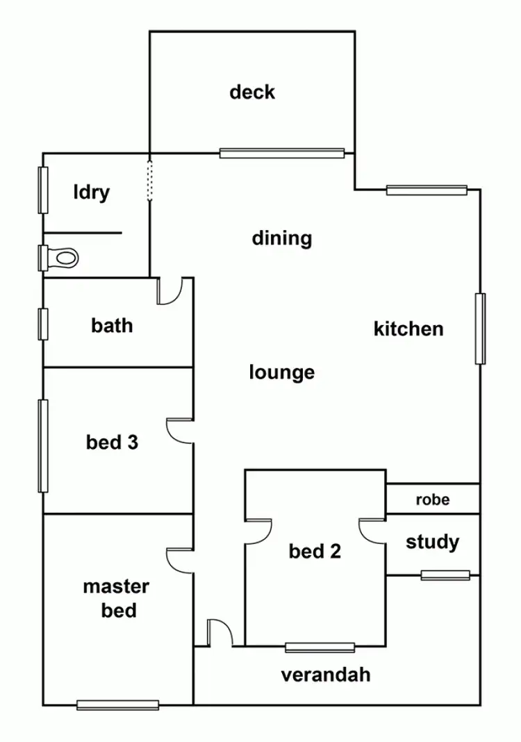 Floorplan of Homely house listing, 15 Normanby Street, Dimboola VIC 3414