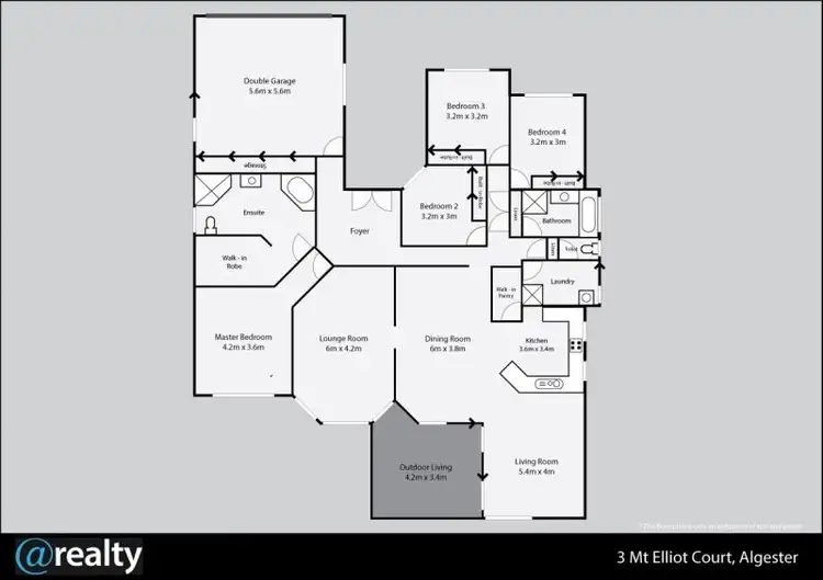 Floorplan of Homely house listing, 3 Mt Elliot Court, Algester QLD 4115