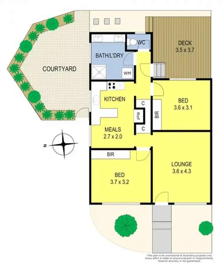 Floorplan of Homely house listing, 6/2-4 Murphy Avenue, Herne Hill VIC 3218