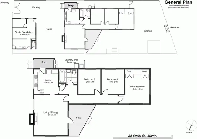 Floorplan of Homely house listing, 25 Smith Street, Manly NSW 2095
