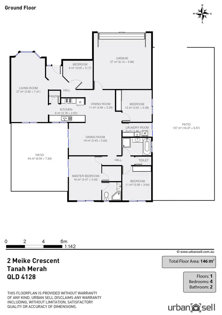 Floorplan of Homely house listing, 2 Meike Crescent, Tanah Merah QLD 4128