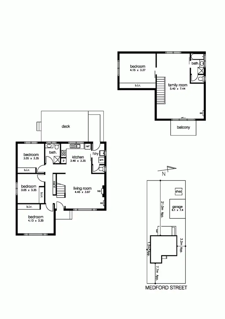 Floorplan of Homely house listing, 5 Medford Street, Altona VIC 3018