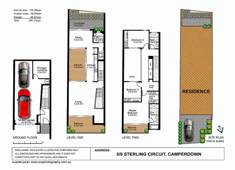 Floorplan of Homely terrace listing, 5/9 Sterling Circuit, Camperdown NSW 2050