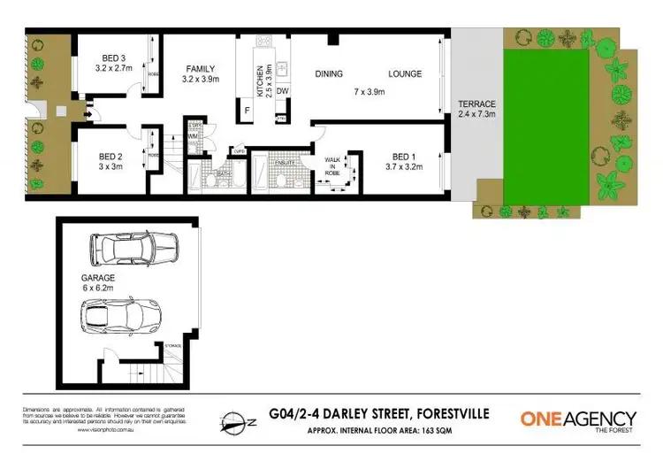 Floorplan of Homely unit listing, G04 - 2-4 Darley Street, Forestville NSW 2087