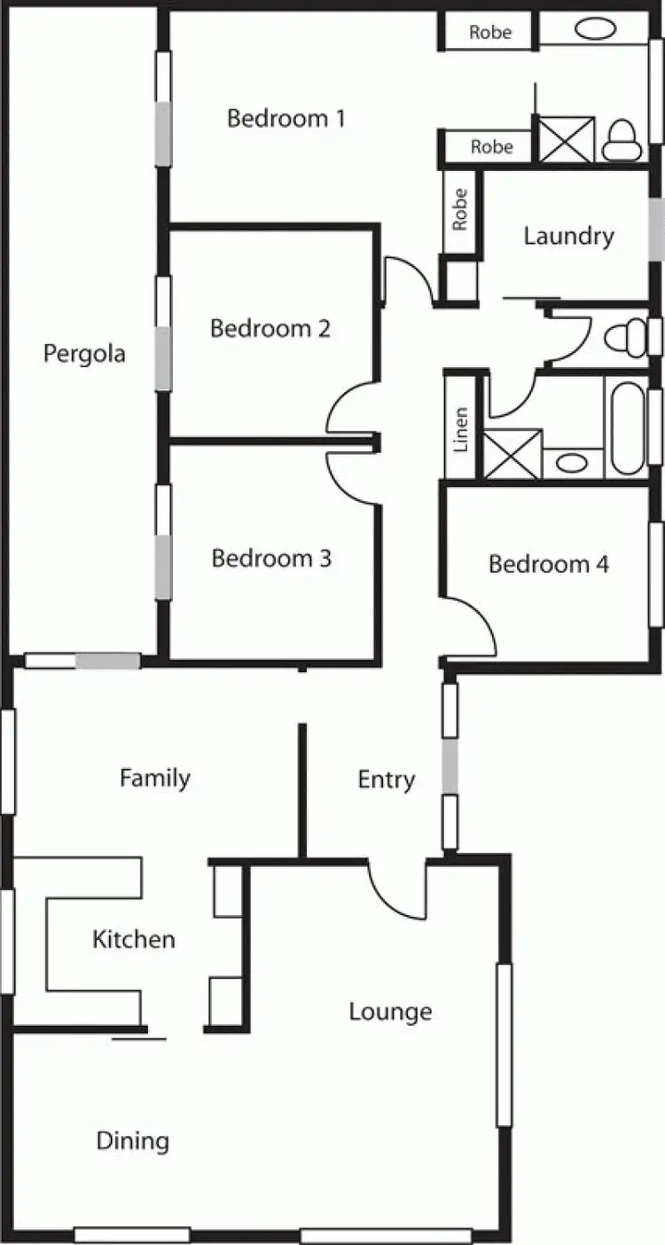 Floorplan of Homely house listing, 188 Namatjira Drive, Chapman ACT 2611
