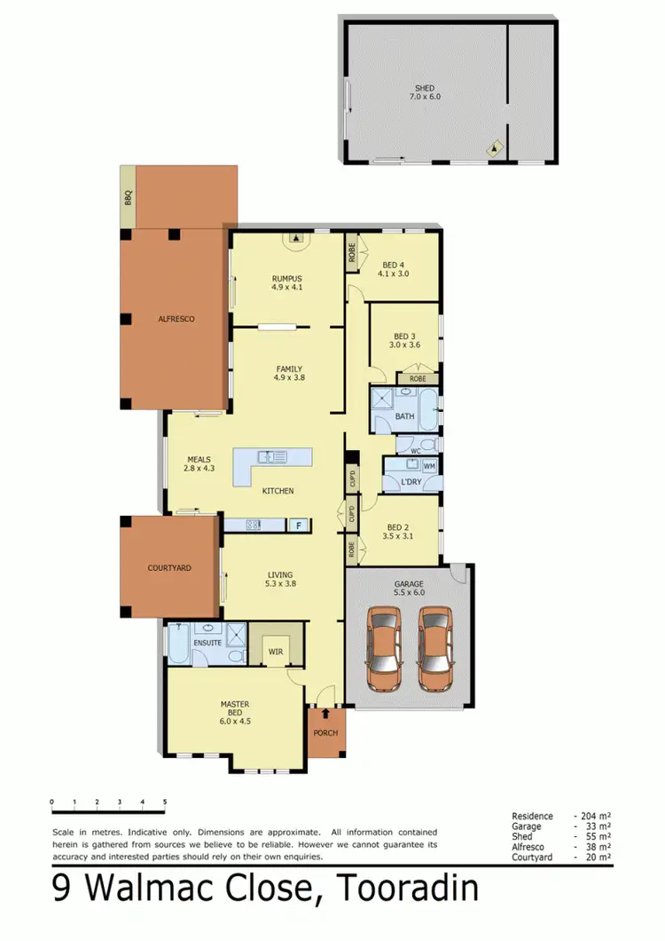 Floorplan of Homely house listing, 9 WALMAC CLOSE, Tooradin VIC 3980