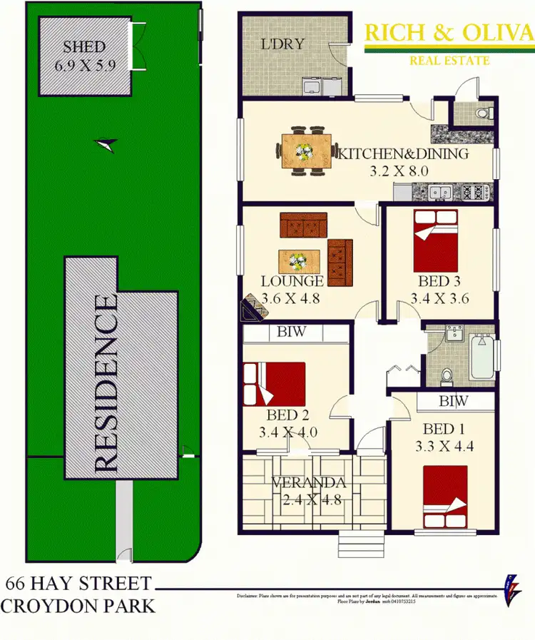 Floorplan of Homely house listing, 66 Hay Street, Ashbury NSW 2193