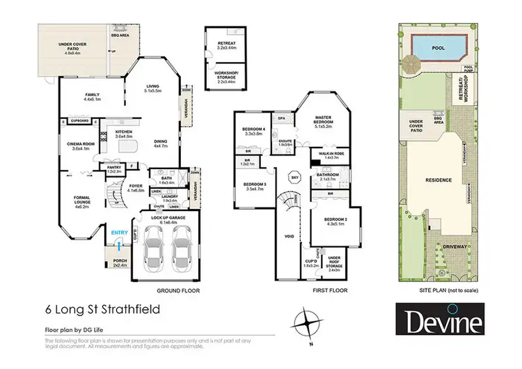 Floorplan of Homely house listing, 6 Long Street, Strathfield NSW 2135