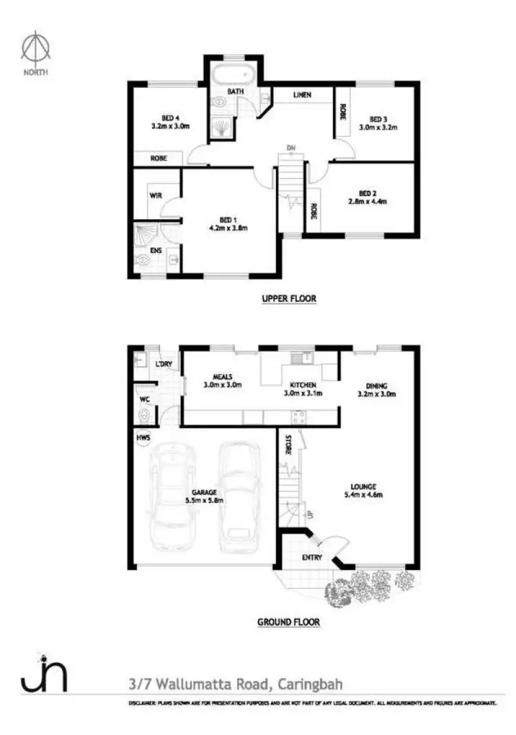 Floorplan of Homely townhouse listing, 3/7 Wallumatta Road, Caringbah NSW 2229