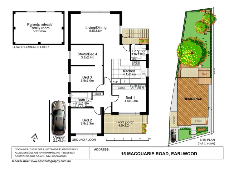 Floorplan of Homely house listing, 15 Macquarie Road, Earlwood NSW 2206