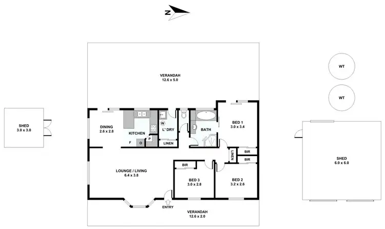 Floorplan of Homely house listing, 9 Darryl Court, Cedar Grove QLD 4285