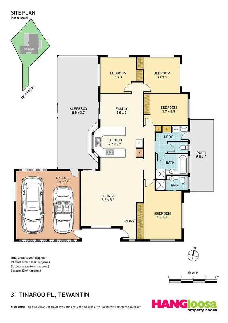 Floorplan of Homely house listing, 31 Tinaroo Place, Tewantin QLD 4565