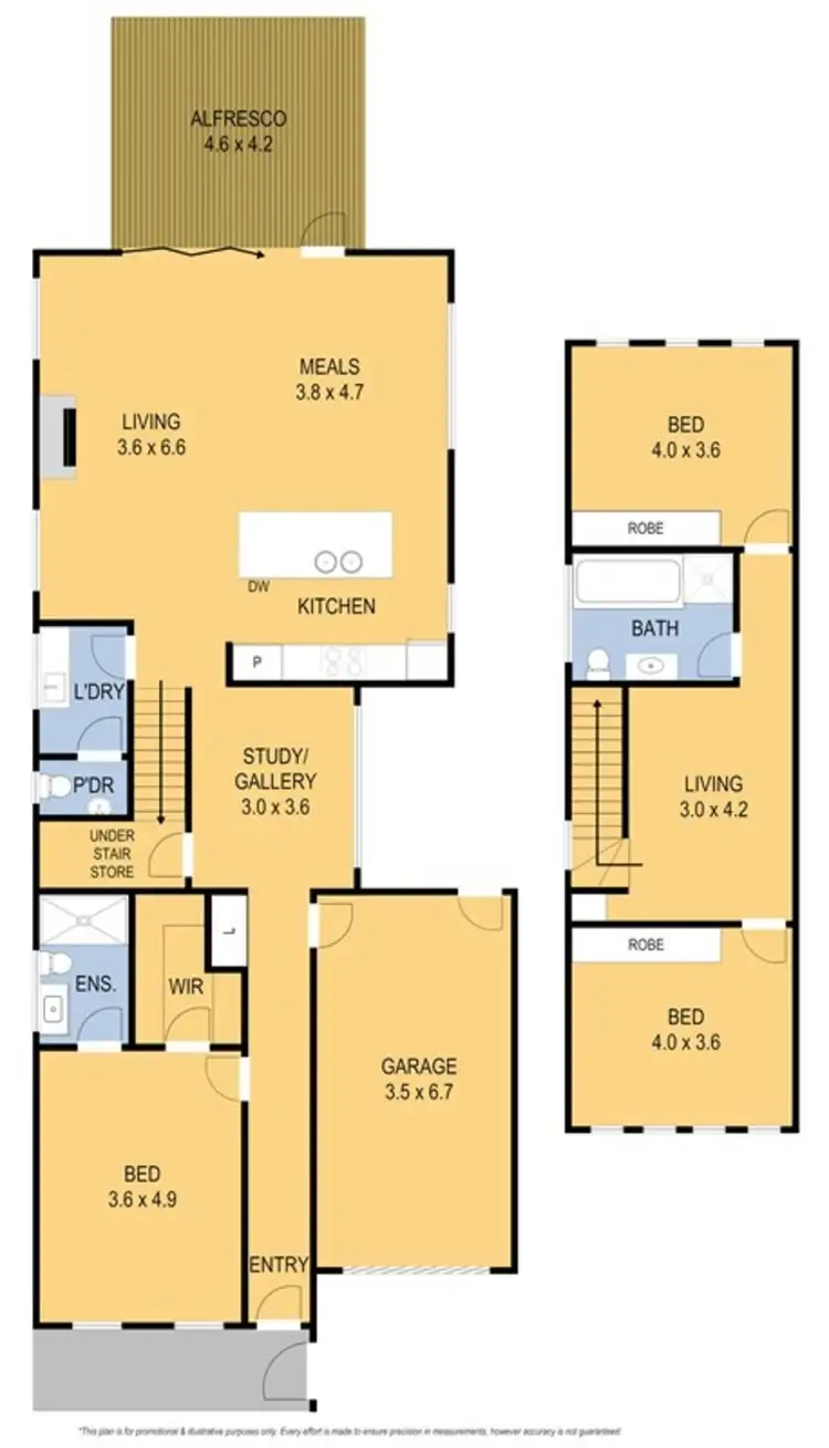 Floorplan of Homely house listing, 9 Anglesea Terrace, Geelong West VIC 3218