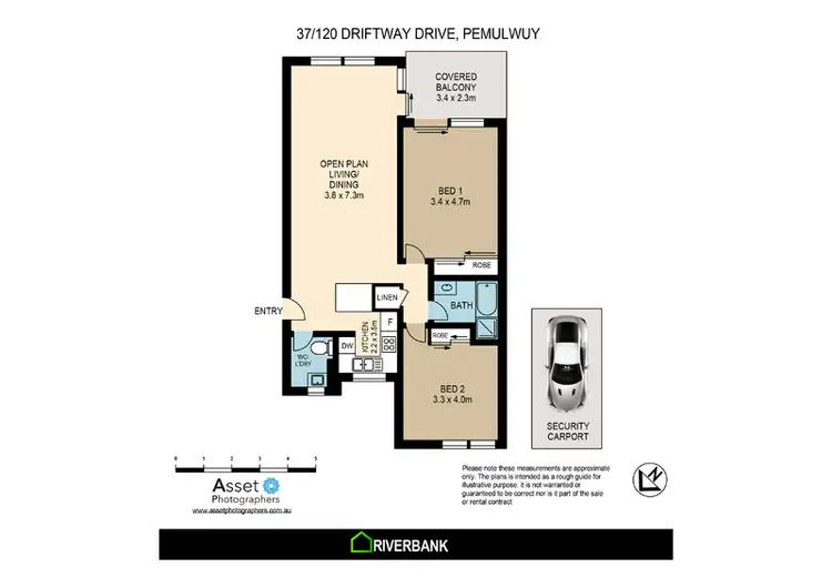Floorplan of Homely unit listing, 37/120 Driftway Drive, Pemulwuy NSW 2145