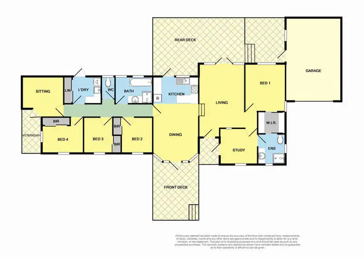 Floorplan of Homely house listing, 16 Wright Street, Aireys Inlet VIC 3231
