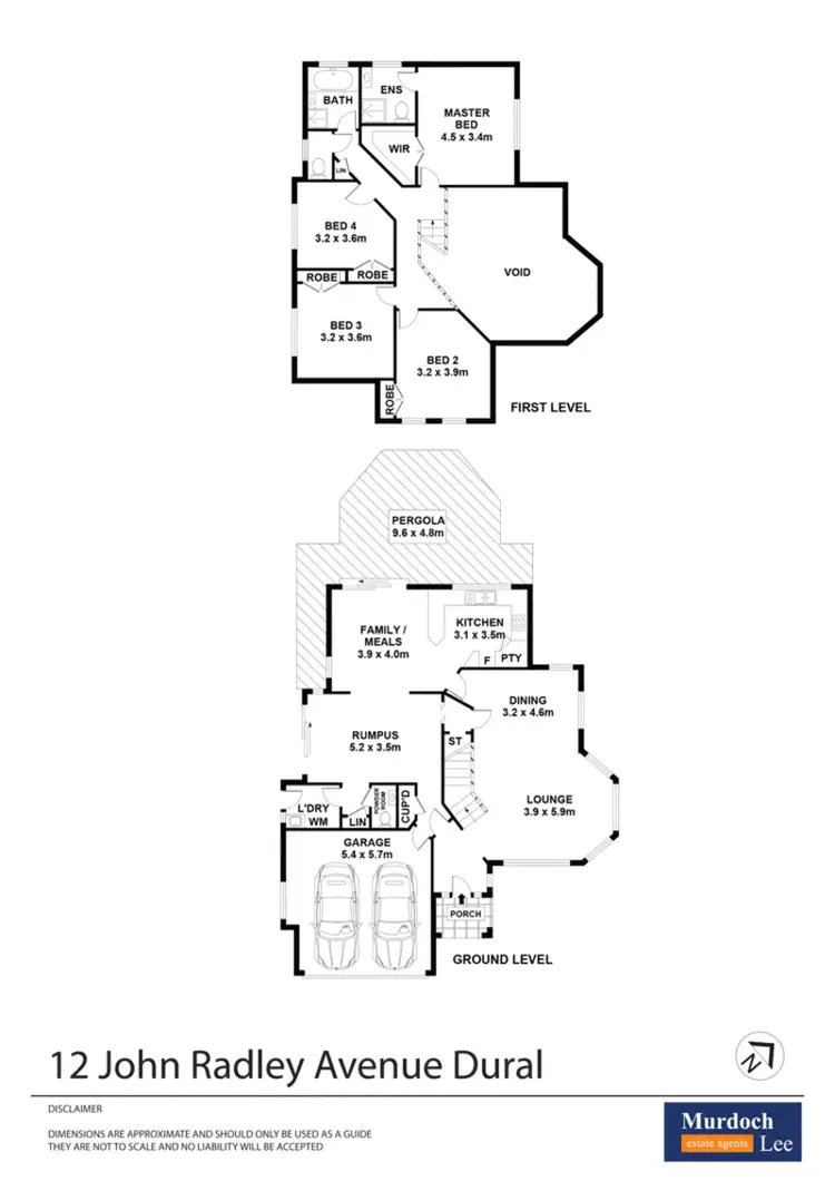Floorplan of Homely house listing, 12 John Radley Ave, Dural NSW 2158