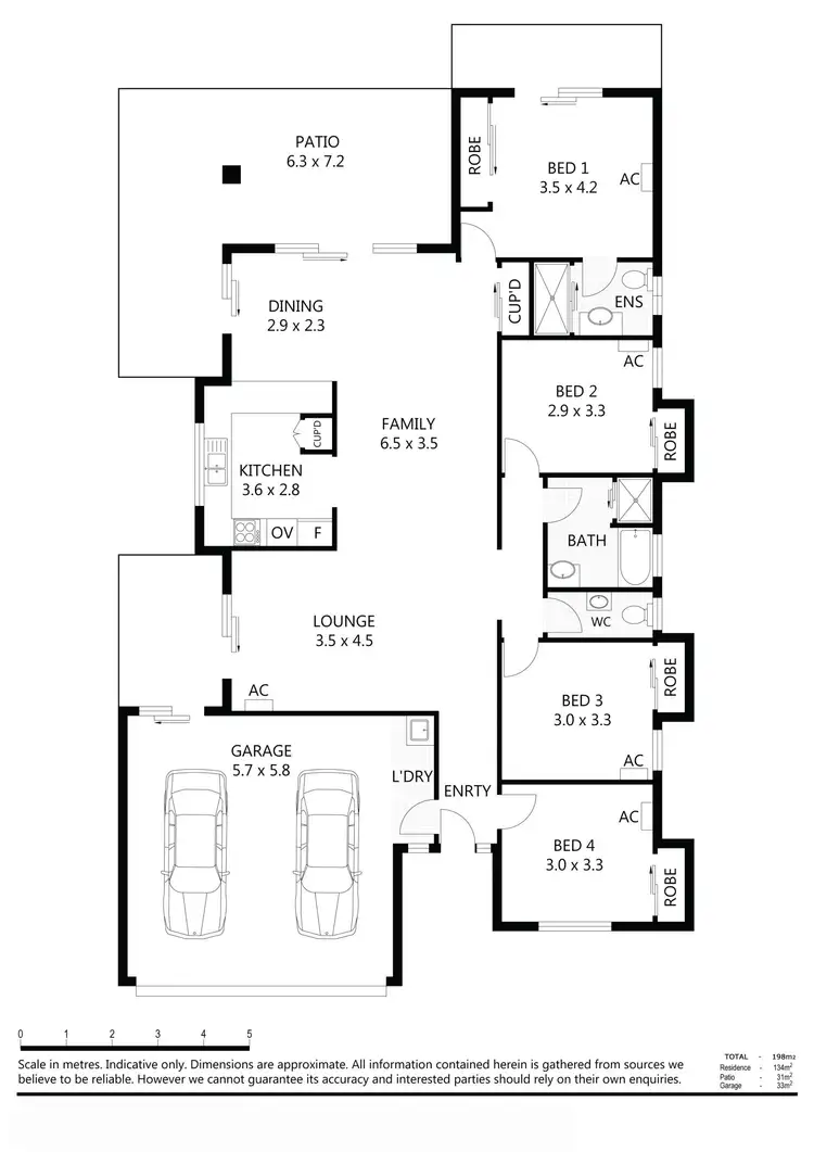 Floorplan of Homely house listing, 36 Sheperd Circuit, Kirwan QLD 4817