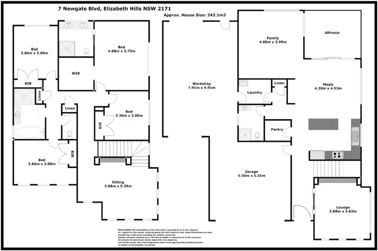 Floorplan of Homely house listing, 7 Newgate Boulevard, Elizabeth Hills NSW 2171