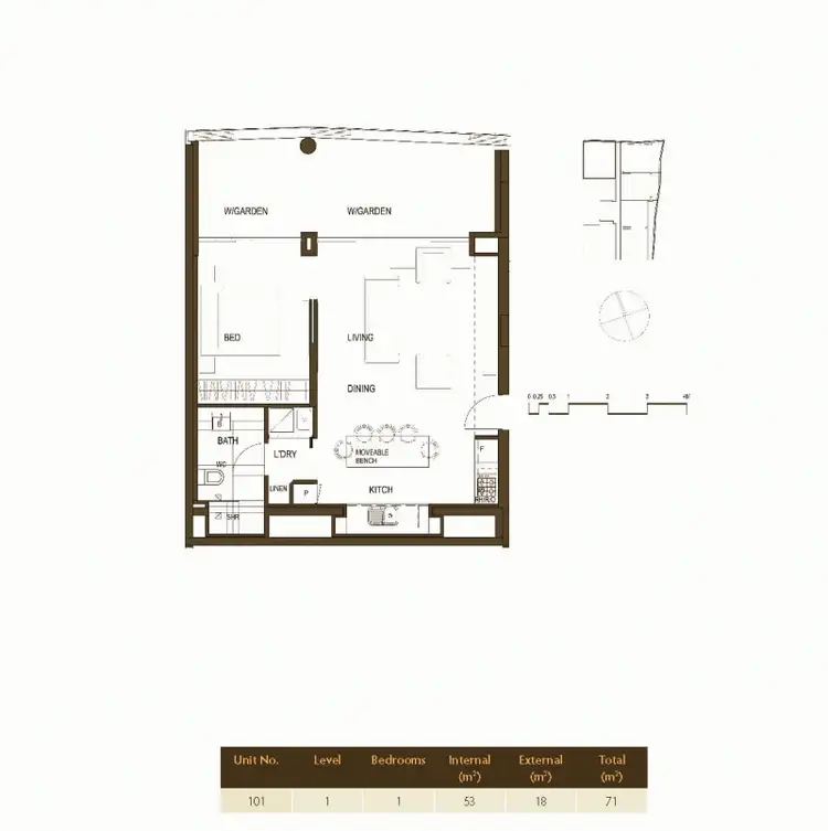 Floorplan of Homely apartment listing, 101/276 Marrickville Road, Marrickville NSW 2204