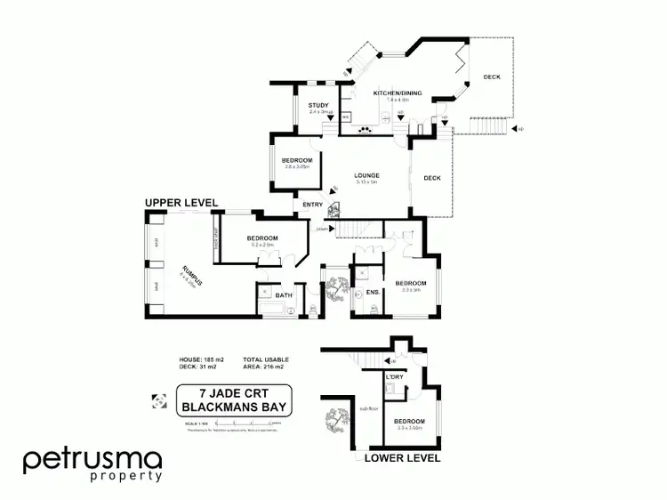 Floorplan of Homely house listing, 7 Jade Court, Blackmans Bay TAS 7052