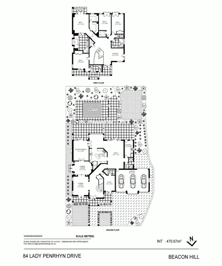 Floorplan of Homely house listing, 84 Lady Penrhyn Drive, Beacon Hill NSW 2100