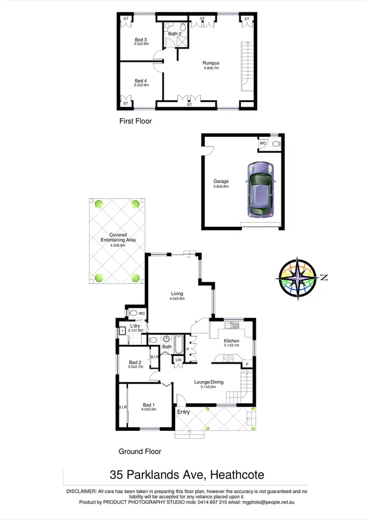 Floorplan of Homely house listing, 35 Parklands Avenue, Heathcote NSW 2233