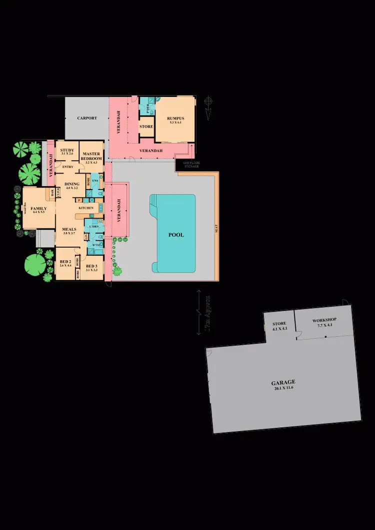 Floorplan of Homely rural property listing, Address available on request