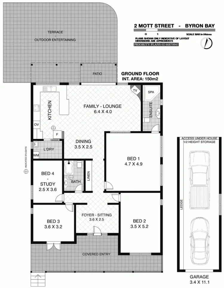 Floorplan of Homely house listing, 2 Mott Street, Byron Bay NSW 2481
