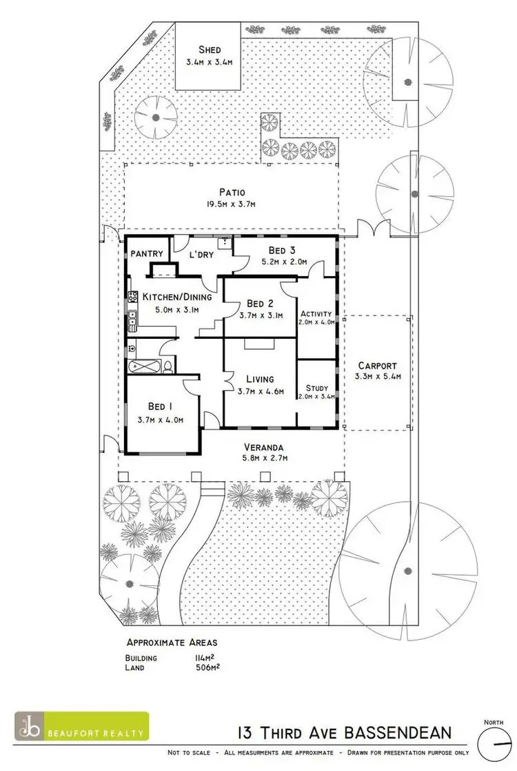 Floorplan of Homely house listing, 13 Third Avenue, Bassendean WA 6054