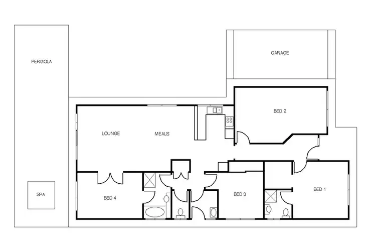 Floorplan of Homely house listing, 14 Excelsior Grove, Woodcroft SA 5162