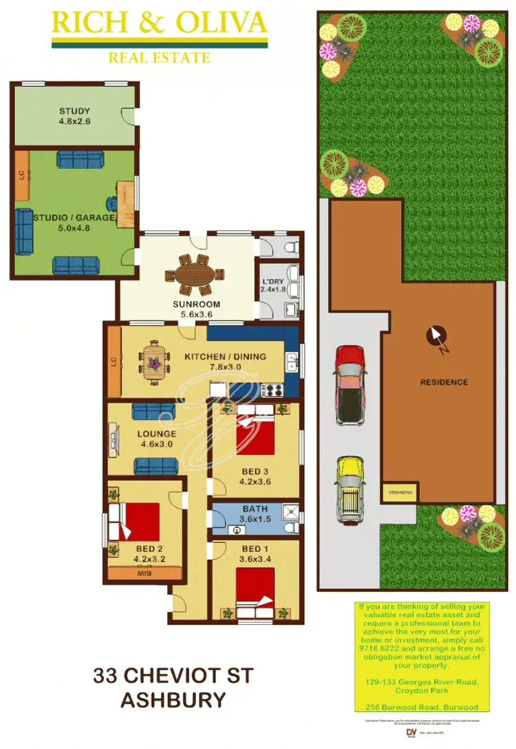 Floorplan of Homely house listing, 33 Cheviot Street, Ashbury NSW 2193