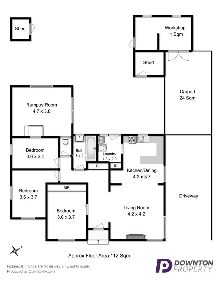 Floorplan of Homely house listing, 40 Allunga Road, Chigwell TAS 7011