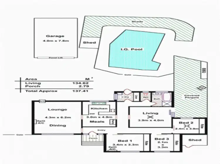 Floorplan of Homely house listing, Address available on request