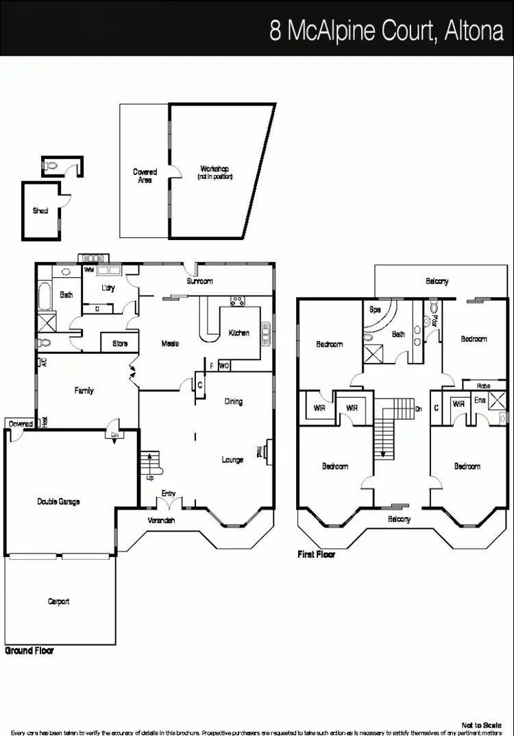 Floorplan of Homely house listing, 8 McAlpine Court, Altona VIC 3018