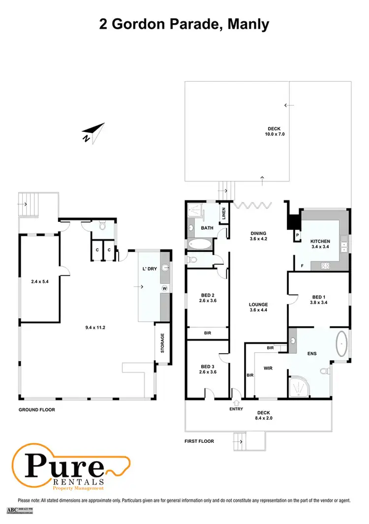 Floorplan of Homely house listing, 2 Gordon Parade, Manly QLD 4179