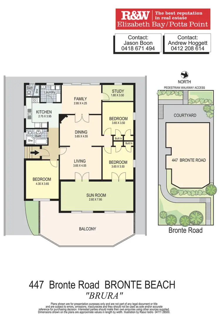 Floorplan of Homely house listing, 447 Bronte Road, Bronte NSW 2024