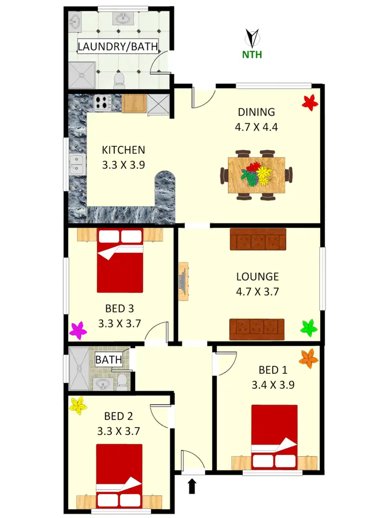 Floorplan of Homely house listing, 79 Mitchell Street, Croydon Park NSW 2133