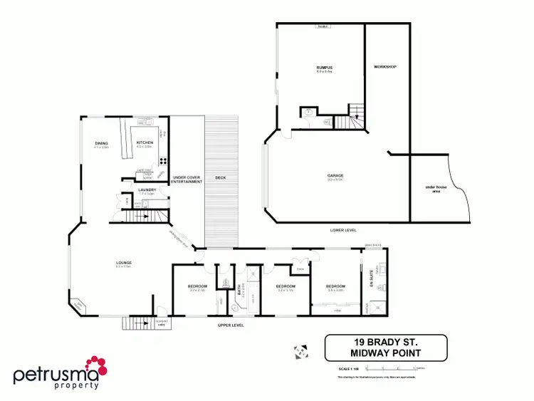 Floorplan of Homely house listing, 19 Brady Street, Midway Point TAS 7171