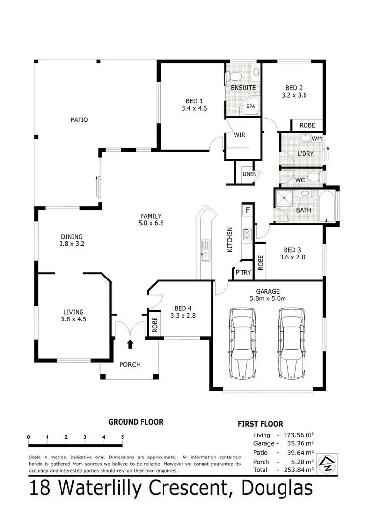 Floorplan of Homely house listing, 18 Waterlily Circuit, Douglas QLD 4814