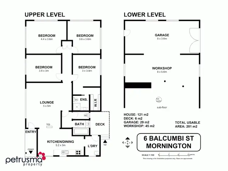 Floorplan of Homely house listing, 6 Balcumbi Street, Mornington TAS 7018