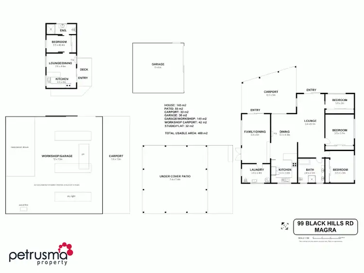 Floorplan of Homely house listing, 99 Black Hills Road, Magra TAS 7140