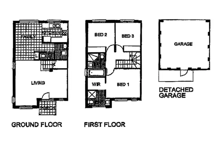 Floorplan of Homely semi-detached listing, 20 Coachwood Street, Auburn NSW 2144