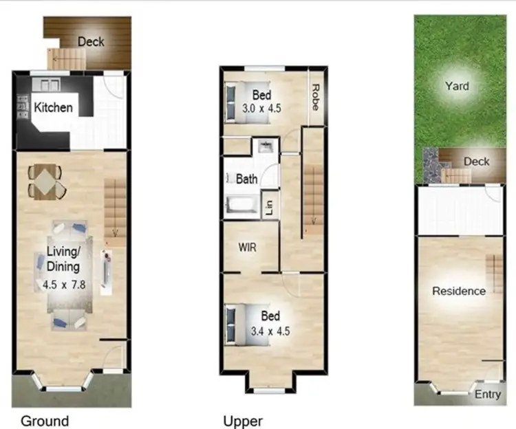 Floorplan of Homely house listing, 32 Garden Grove Parade, Adamstown Heights NSW 2289