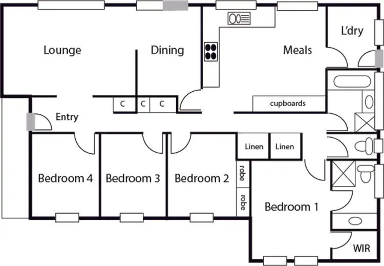 Floorplan of Homely house listing, 116 Streeton Drive, Rivett ACT 2611