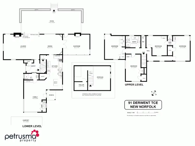 Floorplan of Homely house listing, 91 Derwent Terrace, New Norfolk TAS 7140