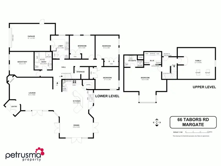 Floorplan of Homely house listing, 66 Tabors Road, Margate TAS 7054
